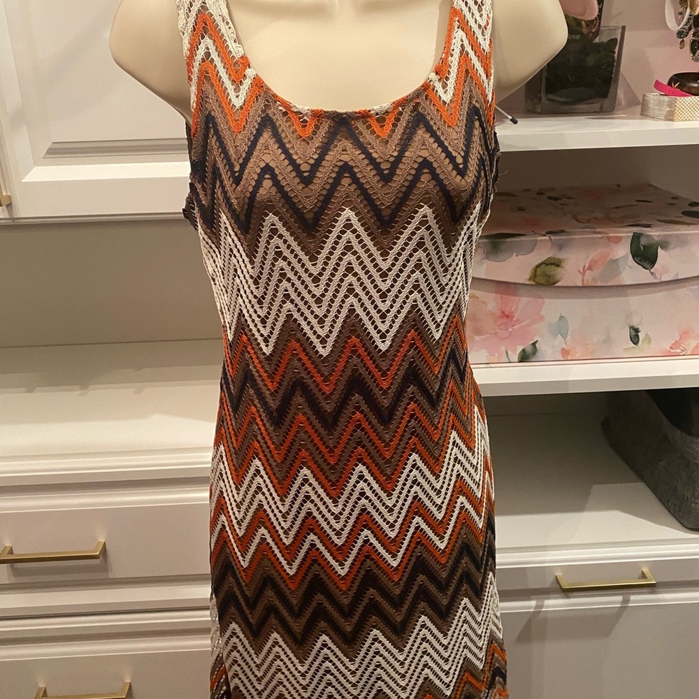 Crochet Multi Color Dress